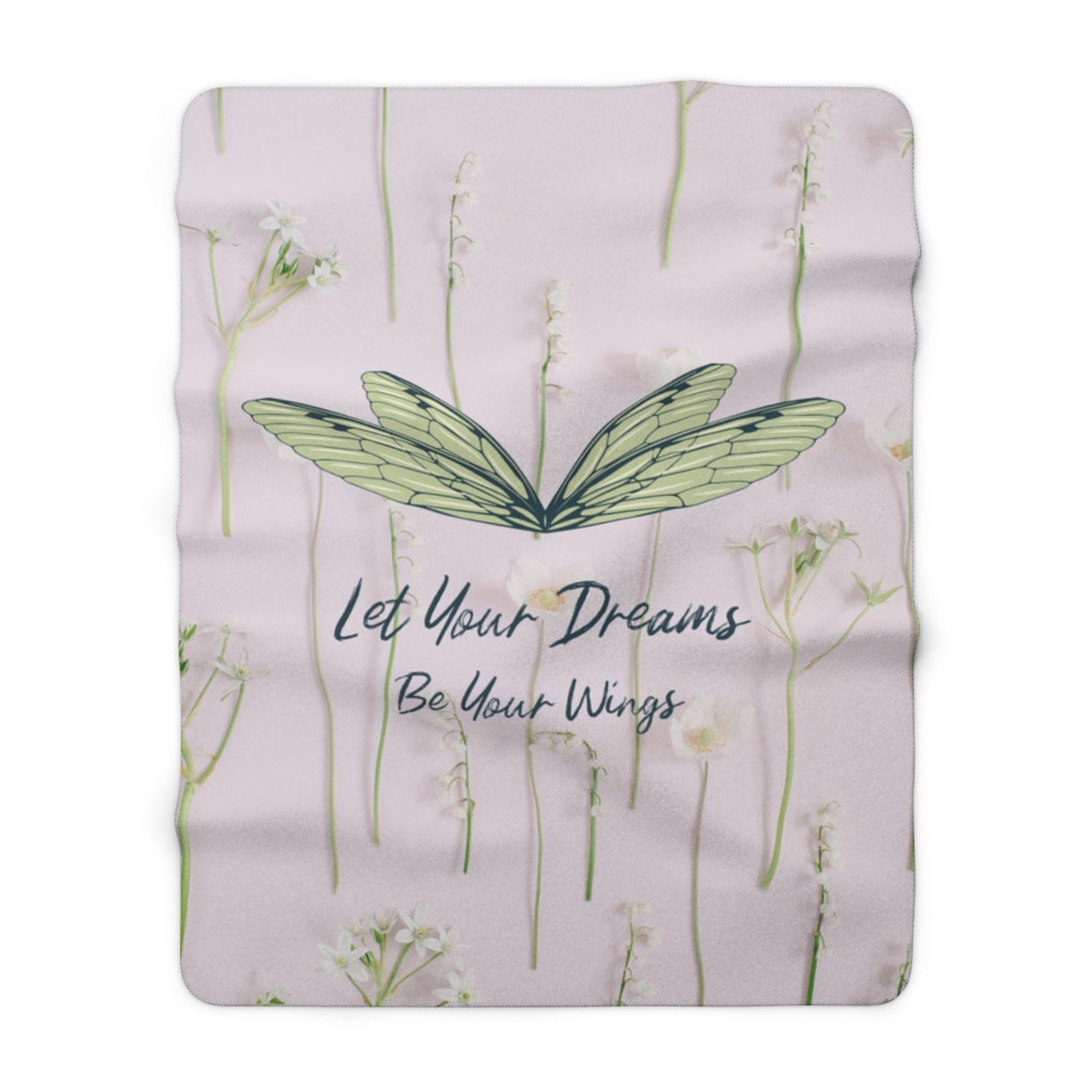 Inspirational Quote Throw Blanket Positive Life Positive Etsy