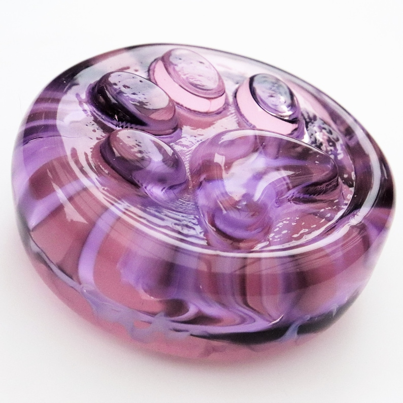 Paw Print Paperweight Pet Loss Gift Pet Ashes Custom Etsy