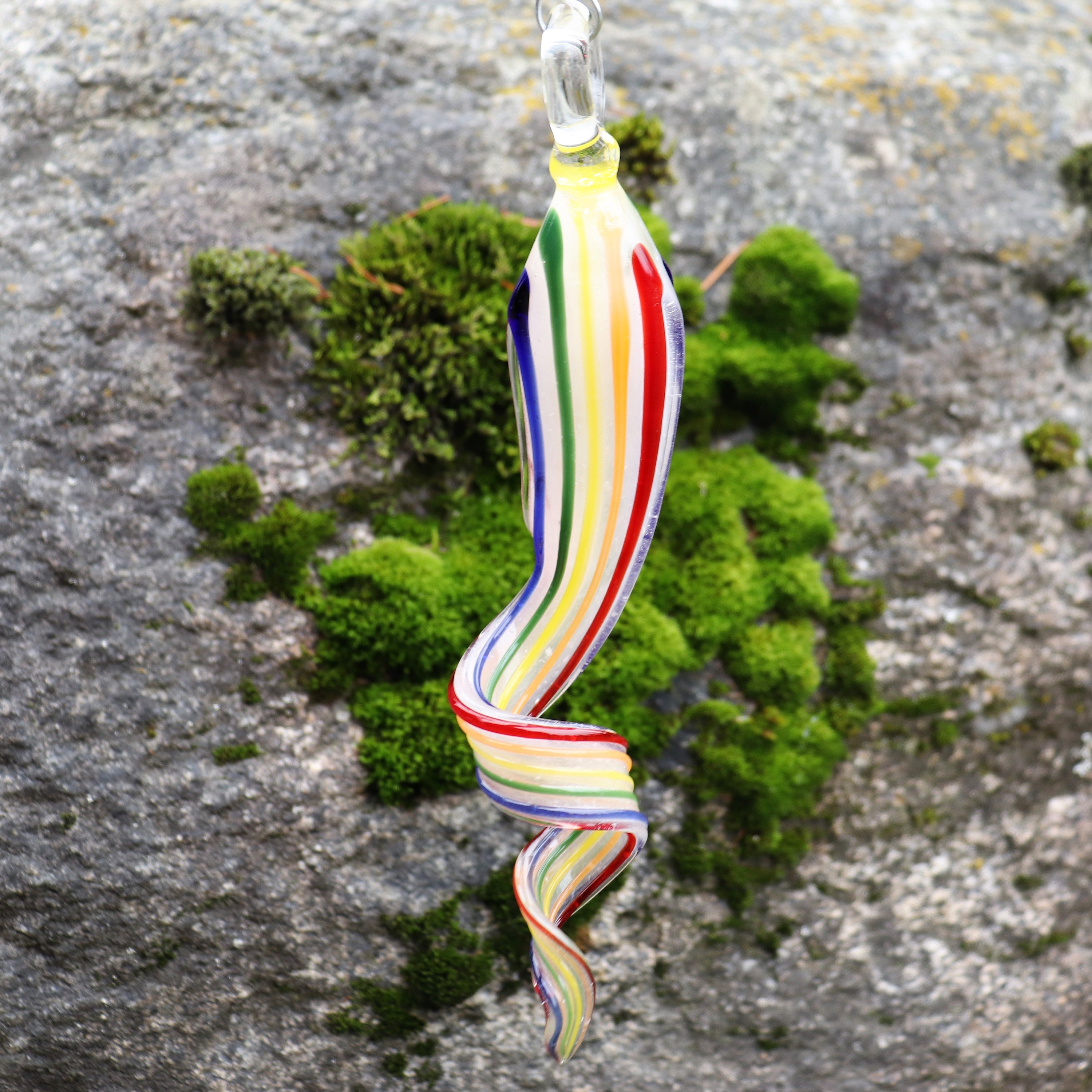 P Rainbow Bridge Ribbon Ornament Pet Memorial Ornament Sun Catcher Christmas Ornament for the Loss of a Pet Urn for Ashes Ornaments