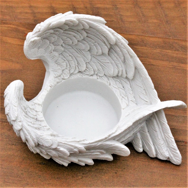 Decorative Base White Angel Wings large Rainbow Bridge | Etsy UK