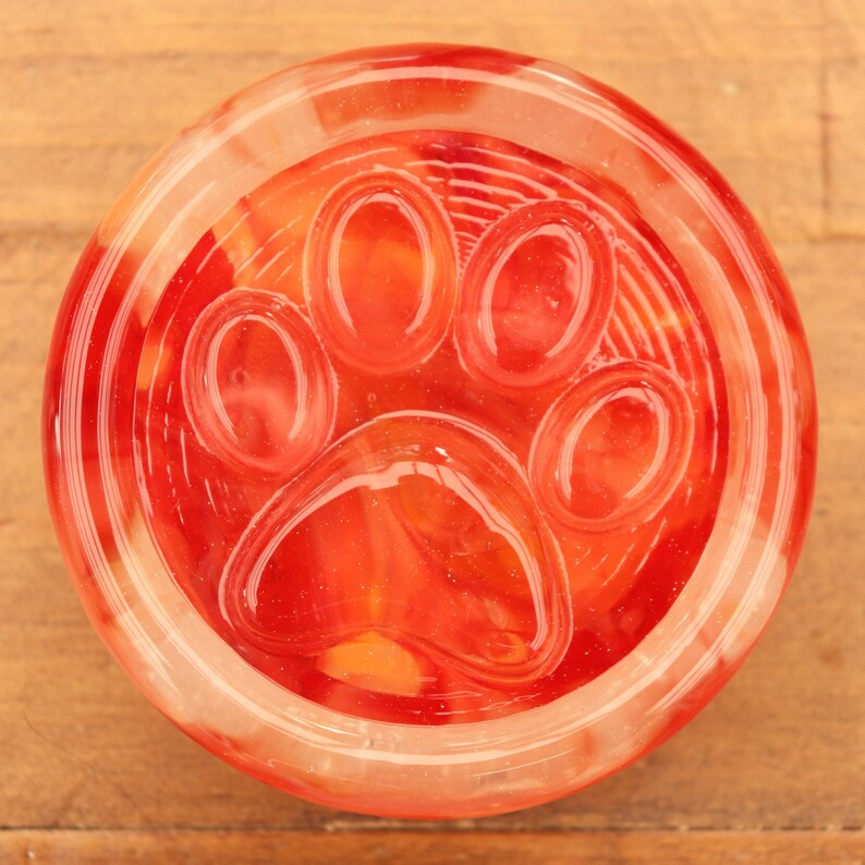 Paw Print Paperweight Pet Loss Gift Pet Ashes Custom Etsy