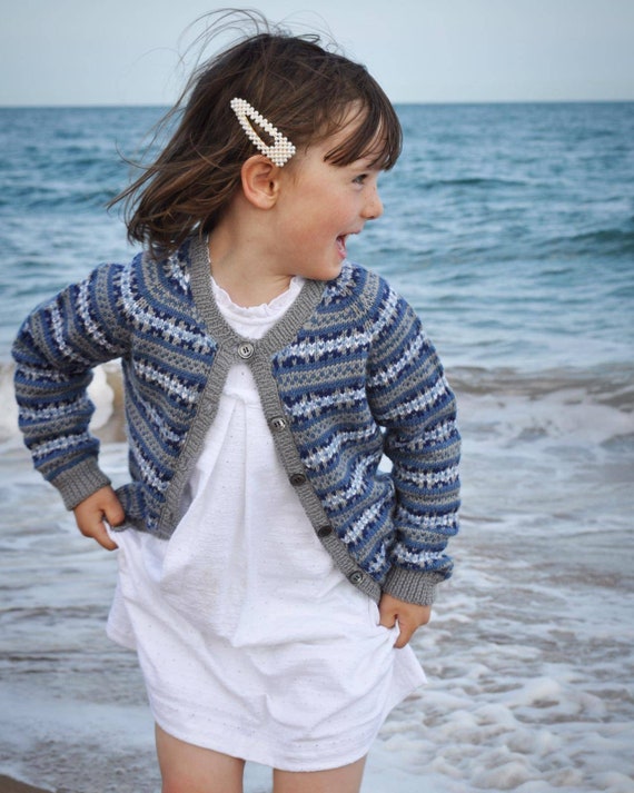 fair isle cardigan girls