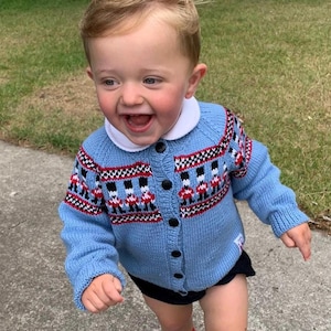 Boys Navy Cardigan Etsy