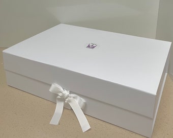 Luxury Keepsake Gift Box - 2 Sizes Small or Large White Box - Perfect for a special gift