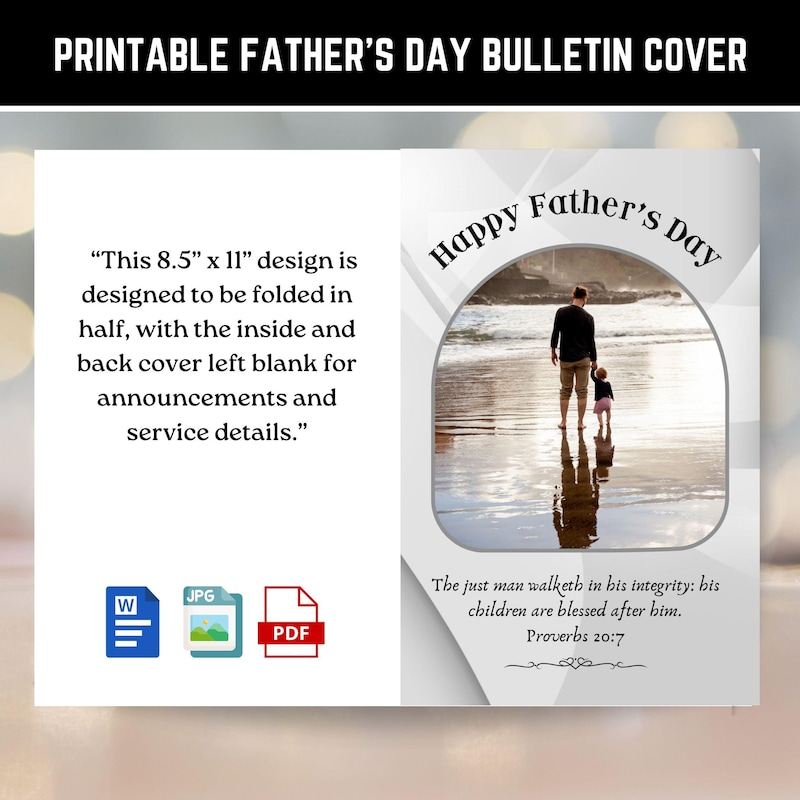 Father Day Bulletin Board Church - Etsy