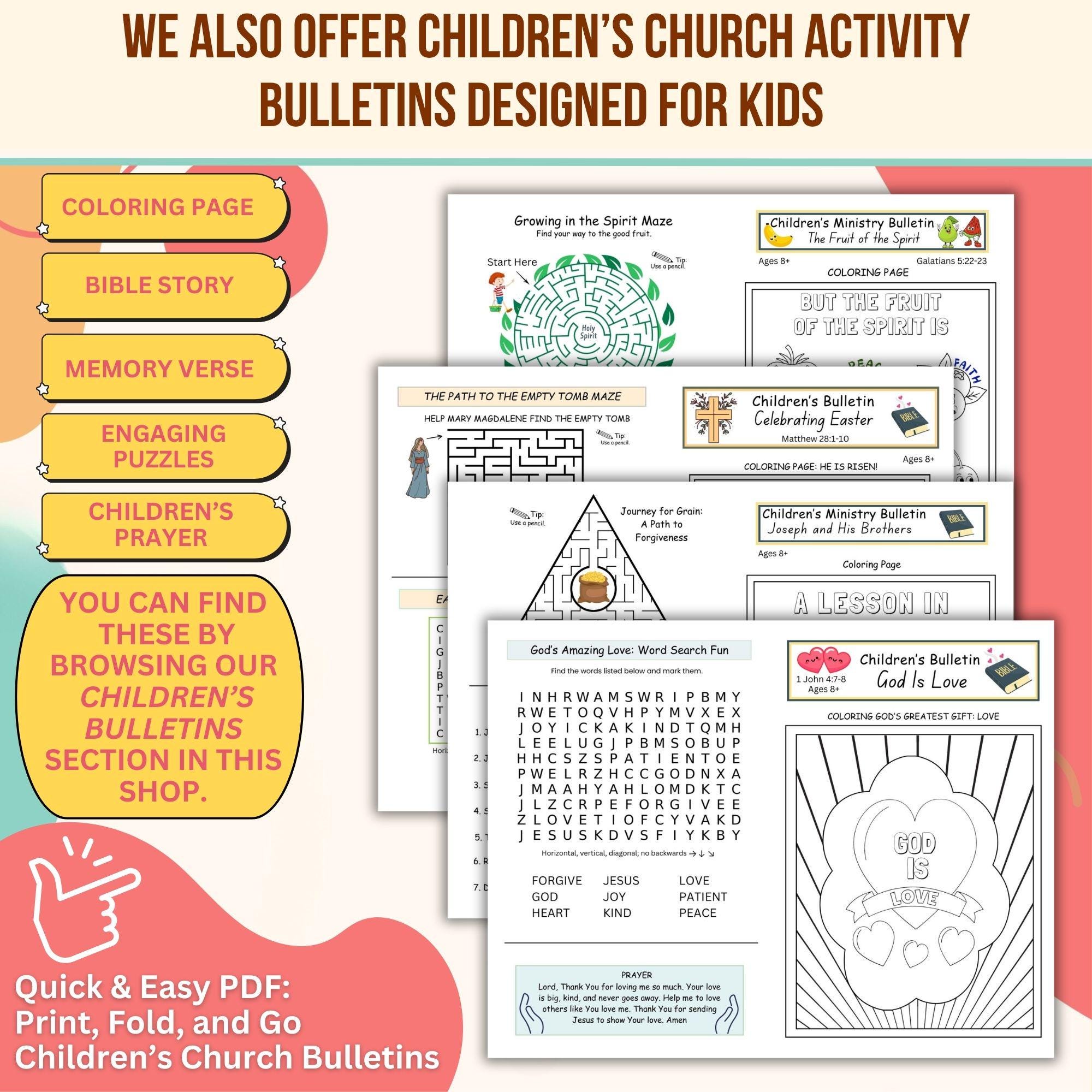 Christian Church Worship Program Bulletin Cover Clip Art, Psalm 8:9 KJV ...