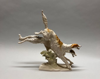 Vintage RARE Hutschenreuther 1814 Germany Sable & White Collie
