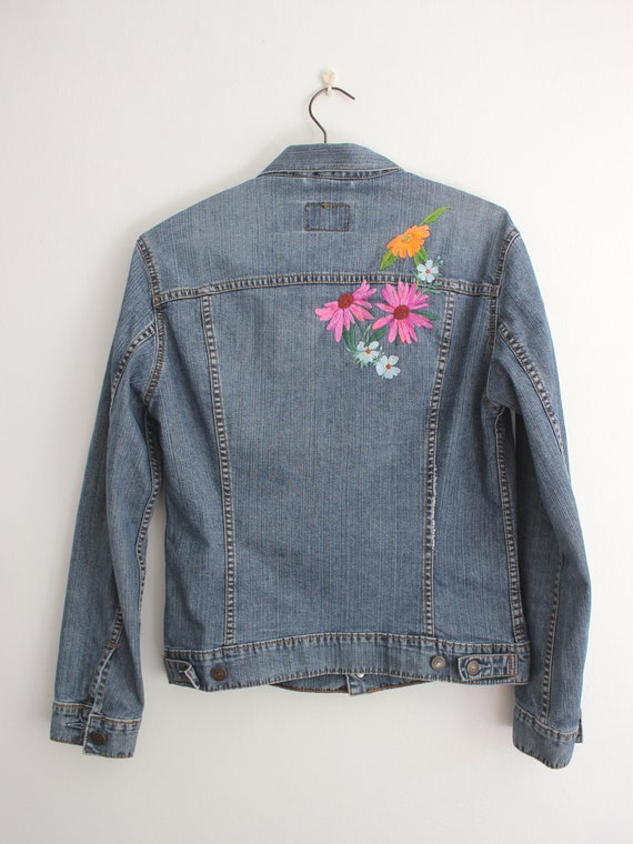 embroidered levi jacket