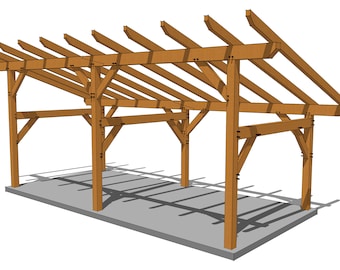 14×30 Timber Frame Shed