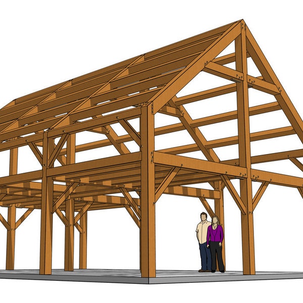 24×36 Barn Home Plan