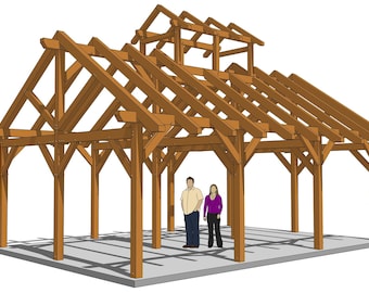 24×36 Sugar Shack Post and Beam Barn