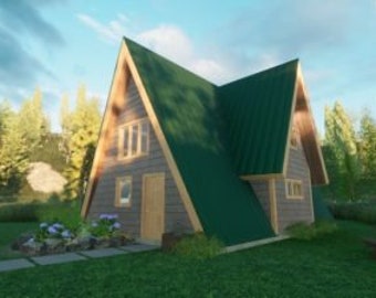 24×36 A Frame Cabin