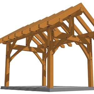 10x14 King Post Plan