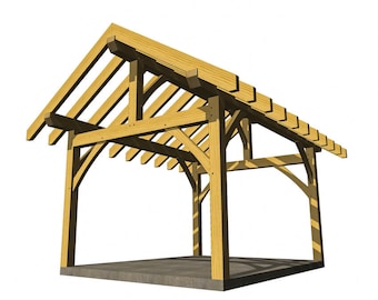 12×16 Timber Frame Plan