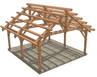 22×24 King Post Pavilion