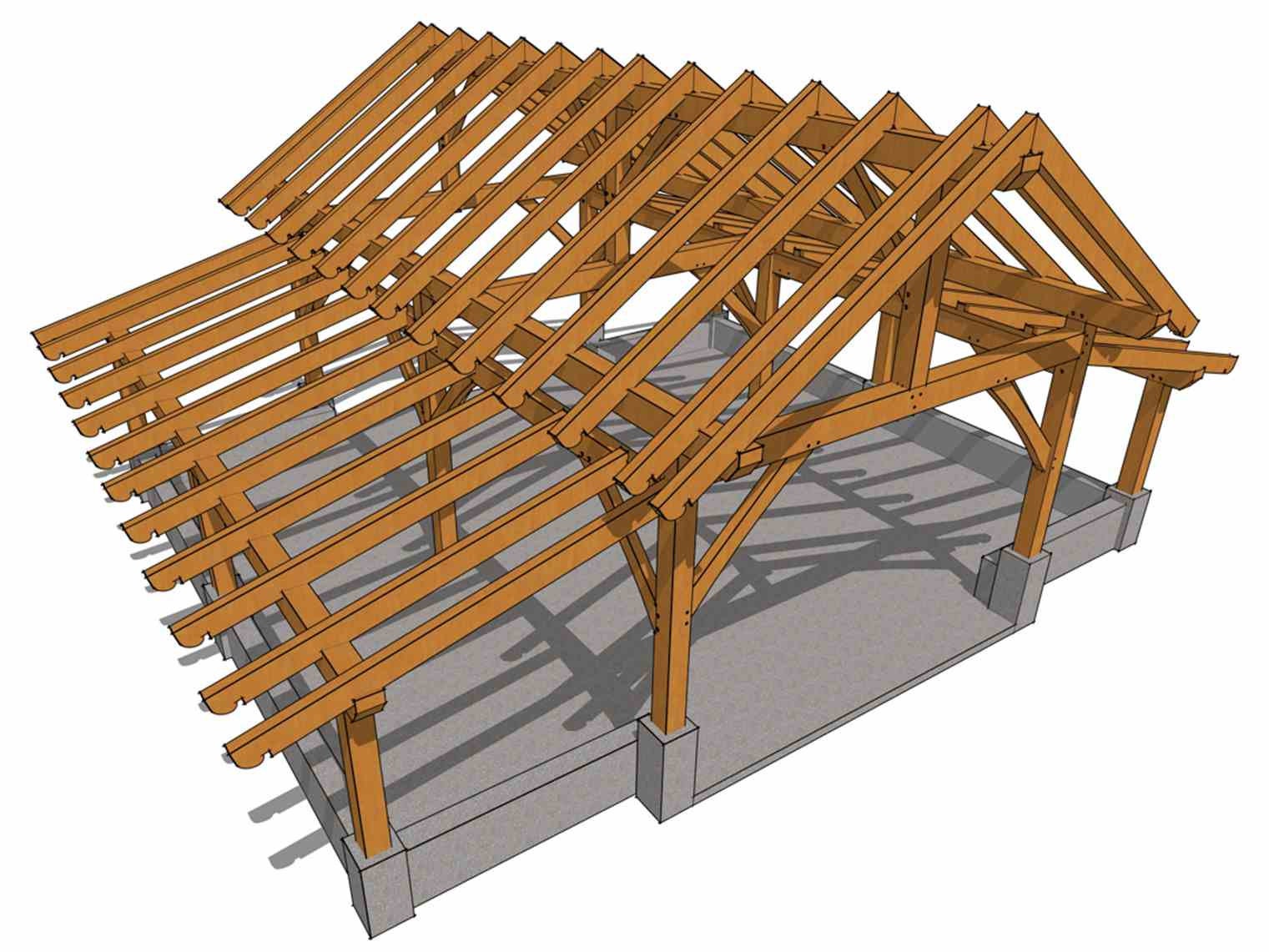 3228 Timber Frame Monitor Barn Etsy