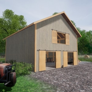30×40 Post and Beam Barn