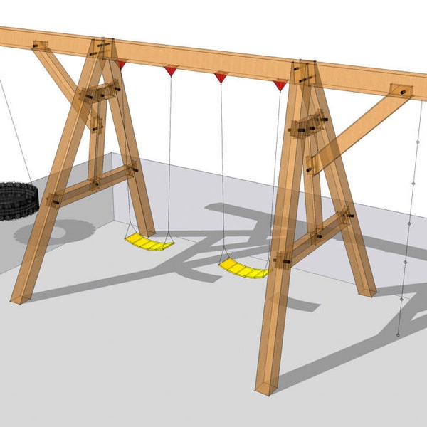 Wooden Swing Set Plan