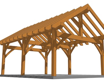 16×24 King Post Plan