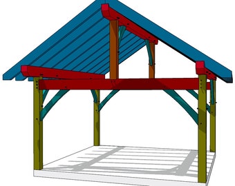 Plano de poste rey 16 × 16