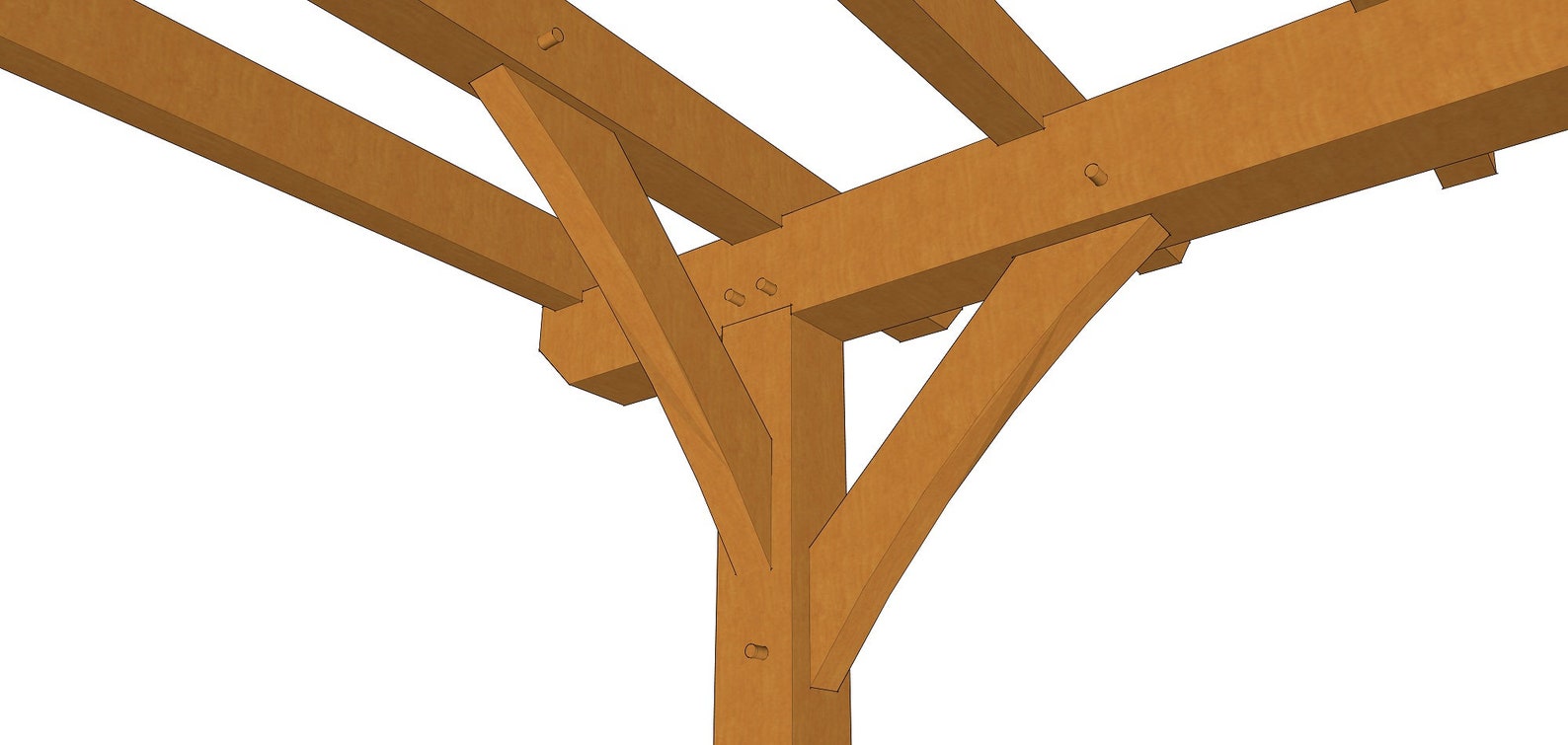 12x24 Timber Frame Pergola Plan - Etsy