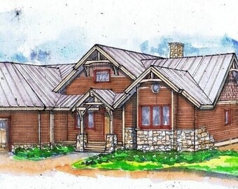 Blue Hole Falls: una casa híbrida con estructura de madera