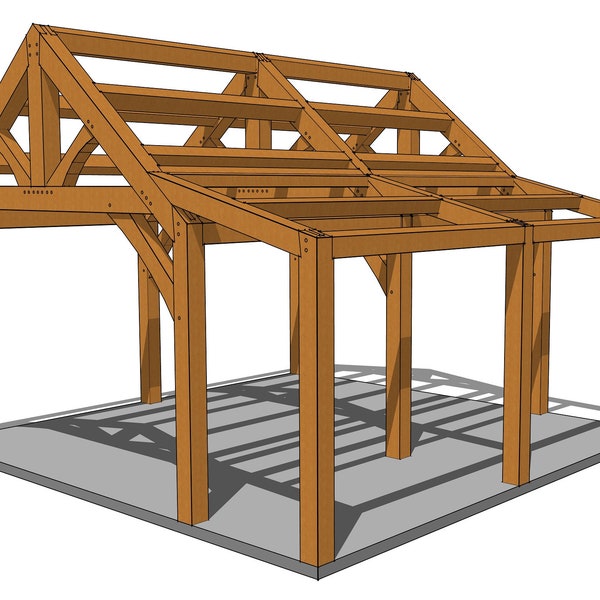 20x20 Timber Frame Plan