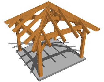 12×12 Gazebo-plannen