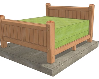 King Size Timber Frame Bed