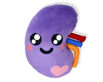 MNIGIU „Peace Love Kidney“ Kosmetiktasche – Wasserdicht, 23x5x1,5 Cm, Lustiges Nierengeschenk Für Mediziner