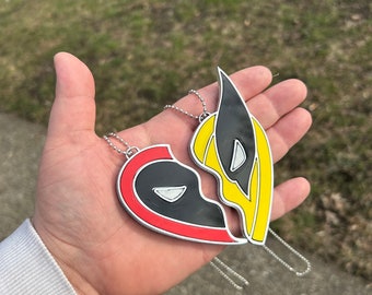 Deadpool and wolverine’s best friend pendant/charm