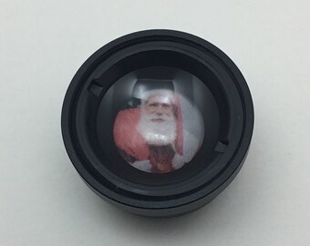 Santa Innen eine Dekorative Linse für die Weihnachtsmann Cam Verzierung