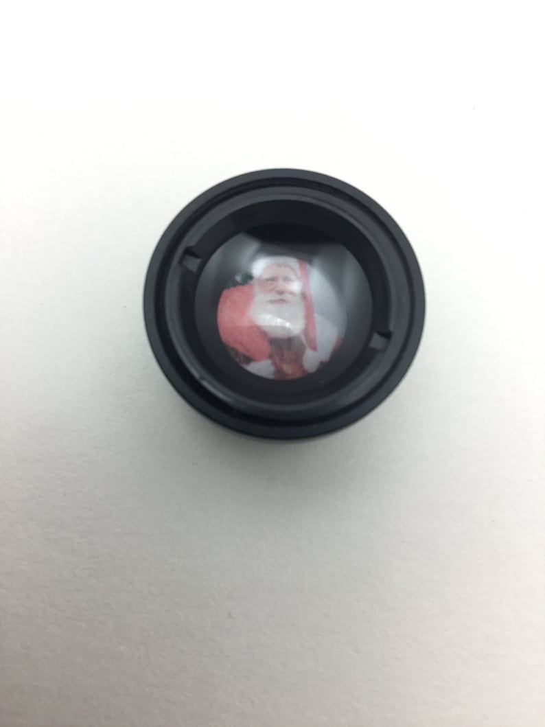 Santa Inside a Decorative Lens for Santa Cam Ornament Etsy Australia