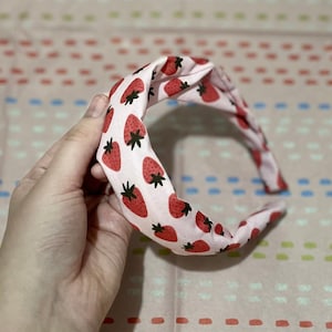 STRAWBERRY J-FASHION WHIMSICAL - Handmade, hand crafted (Hairband, Headband, Accessories)