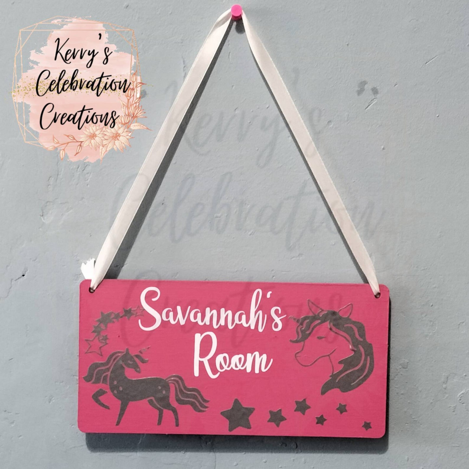 Children's Bedroom Door Name Plaque Children's Name Etsy