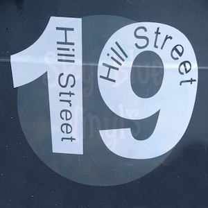 Rubbish bin numbers, wheelie bin numbers, bin numbers, bin number stickers, number stickers for bin, rubbish bin stickers, wheelie bin decal