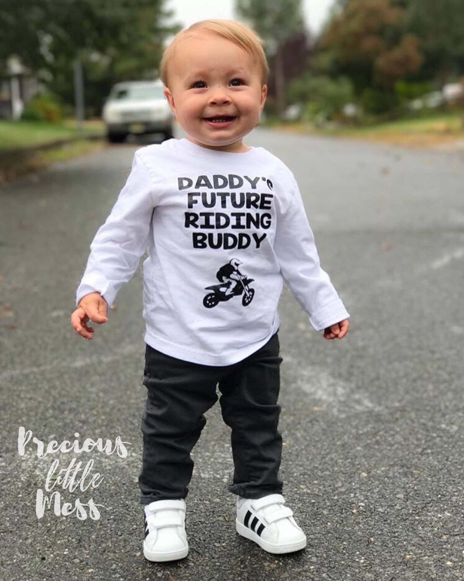 Daddy's Future Riding Buddy Newborn Baby Oufit Baby Boy Etsy