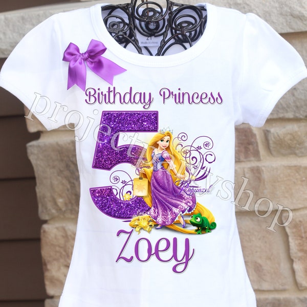 Rapunzel Birthday Shirt, Tangled Birthday Shirt