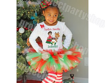 Girls Christmas Tutu Outfit, Matching Christmas Outfits, Matching Christmas Shirts, Girl's Christmas Outfit, Girl's Christmas Dress