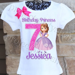 Sofia the First Birthday Shirt, Princess Sofia Birthday Shirt