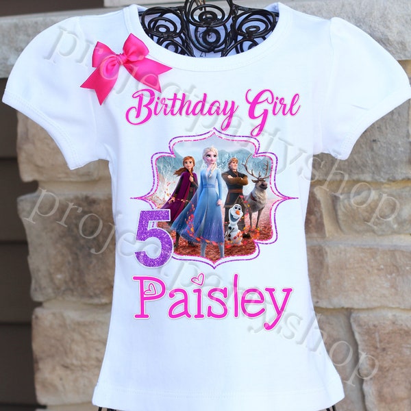 Frozen 2 Birthday Shirt, Frozen 2 Birthday Shirt, Frozen 2 Birthday Party, Frozen 2 Birthday Outfit, Frozen 2 Birthday Supplies