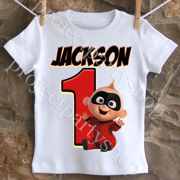 Incredibles First Birthday Shirt, Incredibles Jack Jack First Birthday Party, Incredibles Jack Jack Shirt, Incredibles Family Shirts