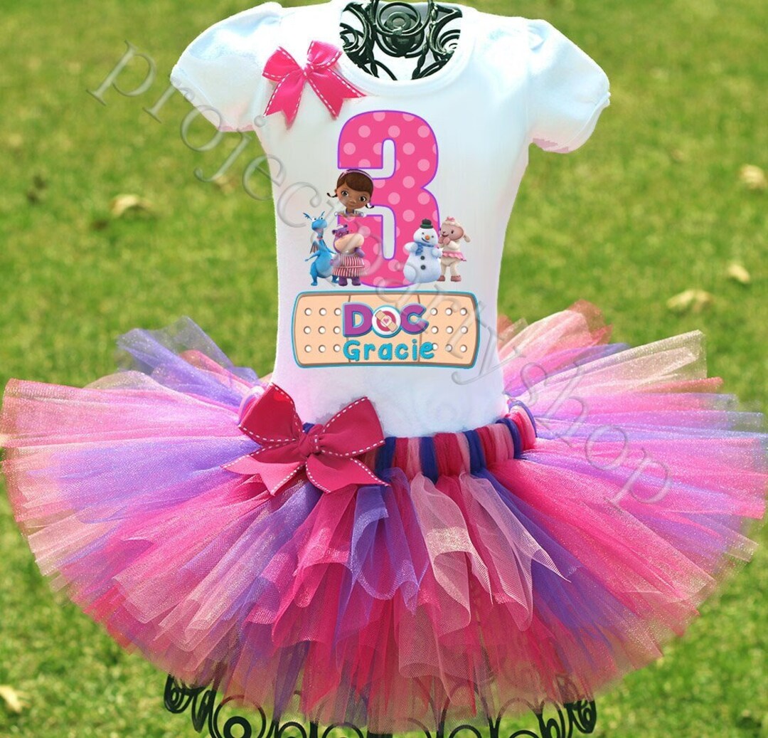 Doc mcstuffins 1st birthday best sale outfit