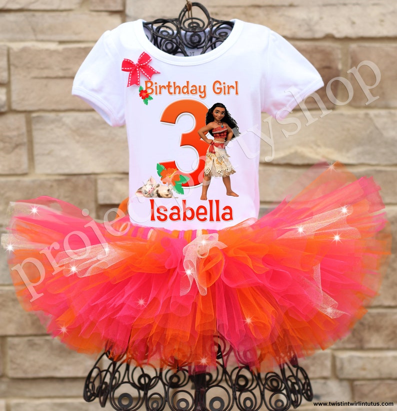moana 3rd birthday outfit