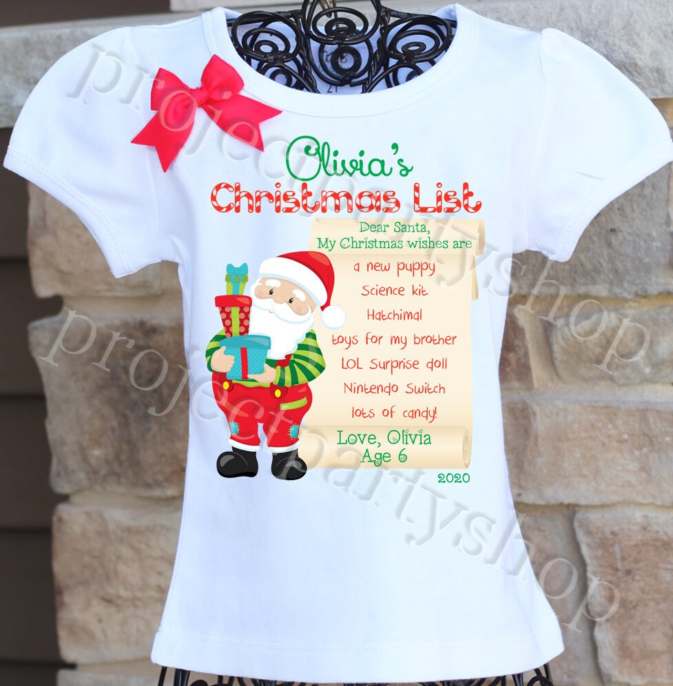 Girl Christmas Gift Gingerbread Girl Shirt Personalized Kids Shirt Kleding Meisjeskleding Tops & T-shirts T-shirts Cookie Christmas Shirt Merry Christmas Shirt Girls Christmas Shirt 