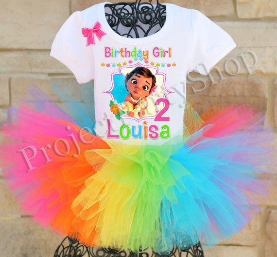 Moana birthday tutu clearance outfit