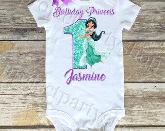 Princess Jasmine Birthday Shirt Aladdin 