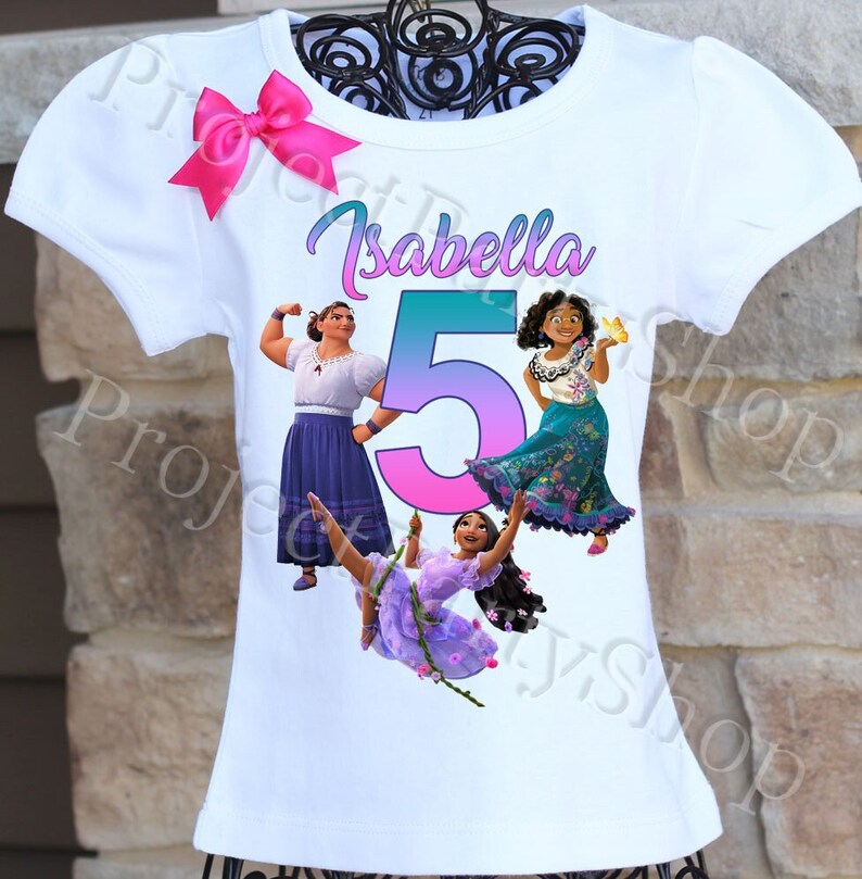 encanto isabela birthday shirt