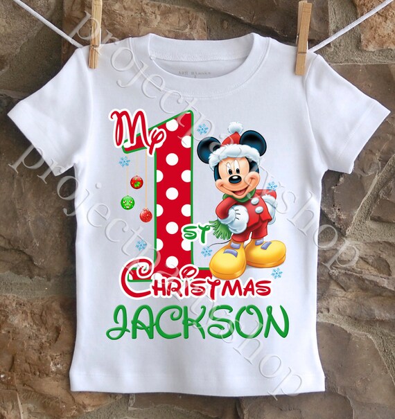 mickey mouse christmas shirts
