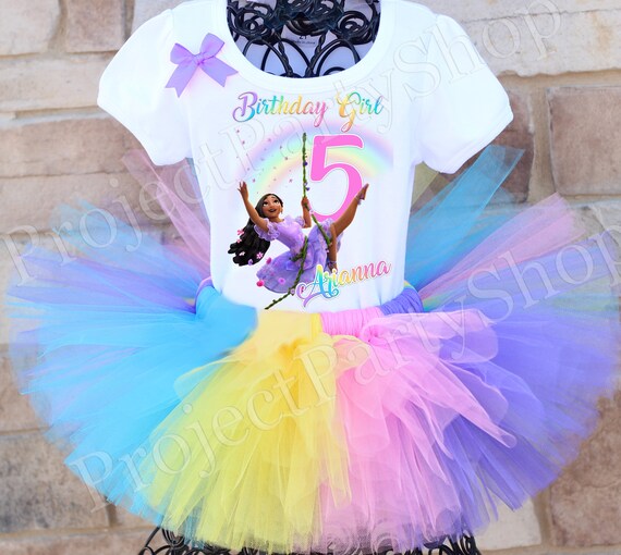 Buy Encanto Isabela Birthday Tutu Outfit Birthday Outfit Online in - Etsy